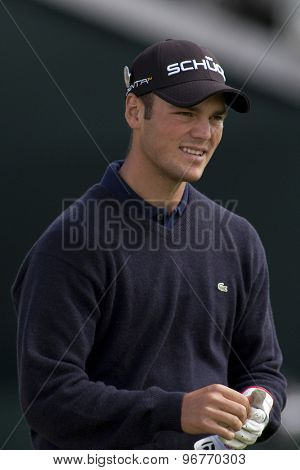 ST ANDREWS, SCOTLAND. July 17 2010: Martin KAYMER from Germany in action during the third round of The Open Championship   played on The Royal and Ancient Old Course