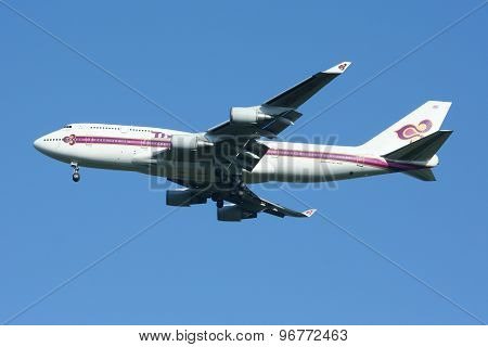 HS-TGX Boeing 747-400 of Thaiairway.