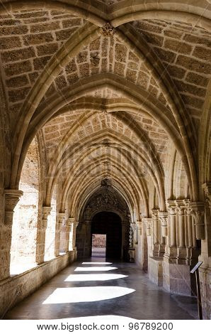 Courtyard Of The Famous Monasterio De Piedra
