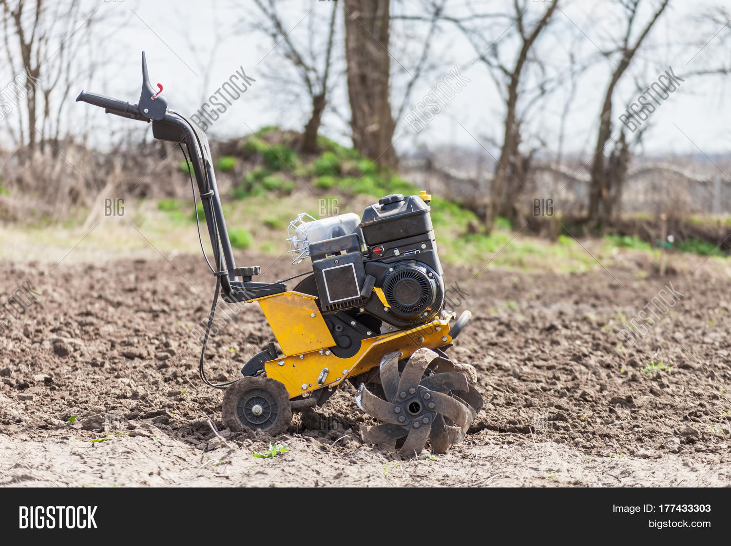 Garden Tiller Work Image & Photo (Free Trial) Bigstock