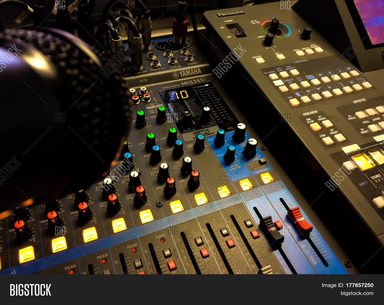 Stage Lighting Control Image Photo Free Trial Stock Stage Lighting Control Image Photo