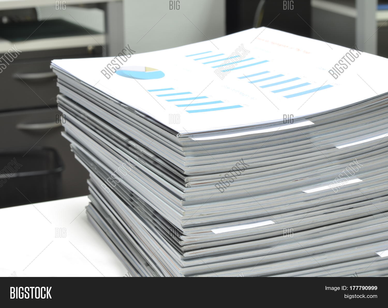 Stack Business Reports Image & Photo (Free Trial) Bigstock