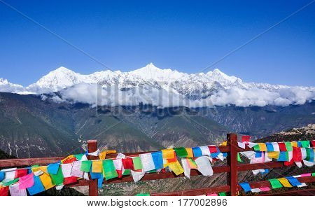 Meili Snow Mountain In Yunnan, China