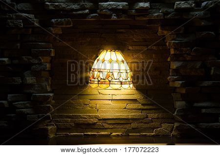 lamp. Glow. lighting. Boken. texture. decor perfekt