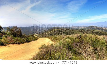 Hiking Trail At The Top Of The World In Laguna Beach