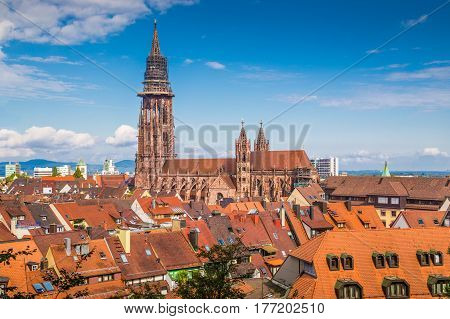 Historic Town Of Freiburg Im Breisgau, Baden-wurttemberg, Germany