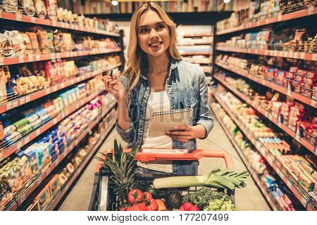 Woman At The Supermarket