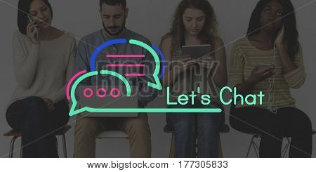 Communication Connection Speech Bubble Concept