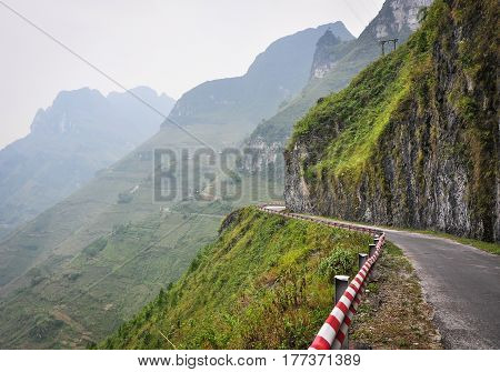 Mountain Scenery In Ha Giang Province, Vietnam