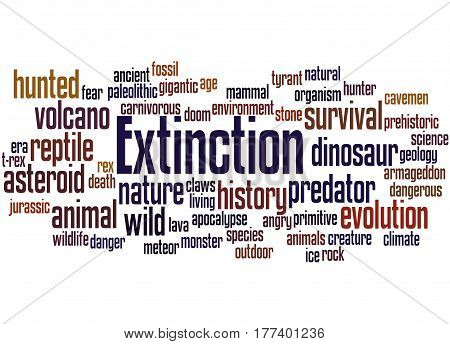 Extinction, Word Cloud Concept 2