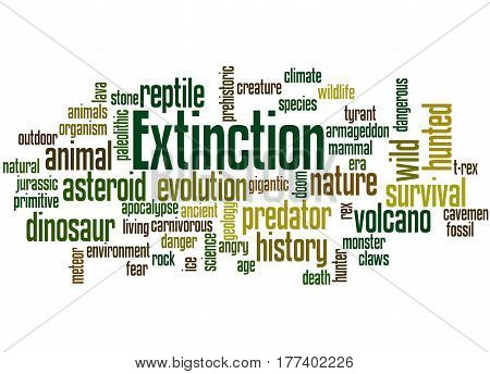 Extinction, Word Cloud Concept 6