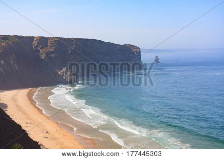 Generic view of Algarve seaside in Portugal