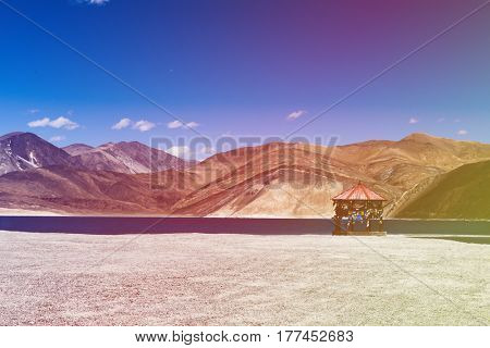 Indian Travel Destination Lake Mountain Landscape