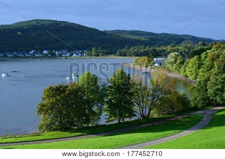 Loch Etive found near Dunstaffnage in Scotland.