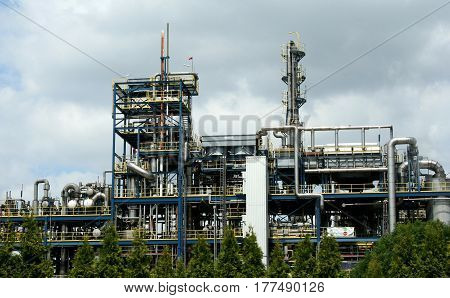 Petrochemical And Heavy Industry In The North Of The Netherlands