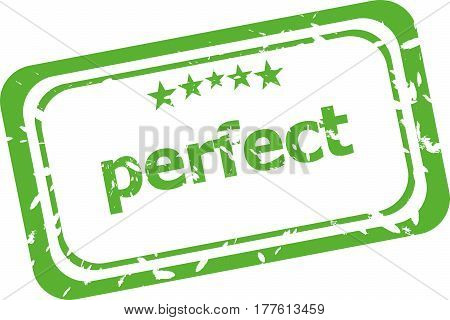 Perfect Grunge Rubber Stamp Isolated On White Background