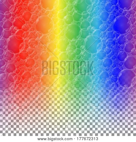 seamless pattern of the bubbles. foam of soap bubbles.