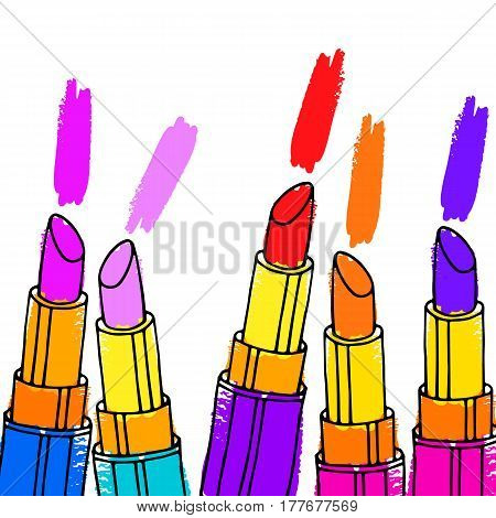 lipstick red fashion beauty vector makeup glamour beautiful luxury