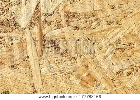 Pressed osb background wooden natural flat texture