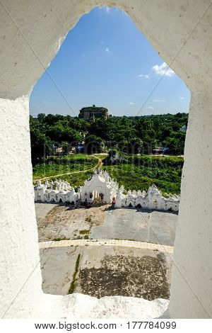 Mya Thein Dan Pagoda In Mingun, Myanmar