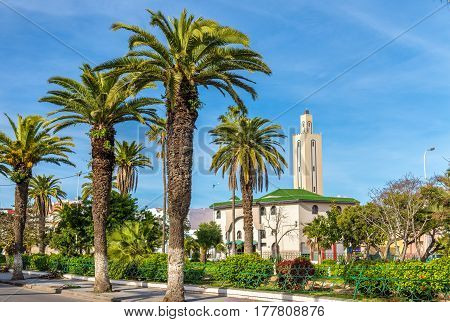 Cityscape of El Jadida town in Morocco, North Africa