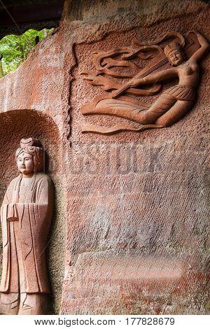 Bodhisattva statue Chongqing central China in summer