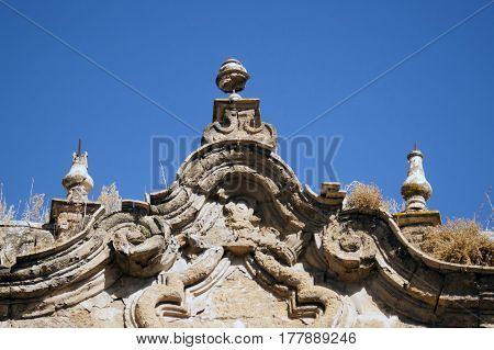 Detail of church in the Andalusian region of Spain