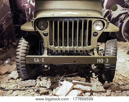Ancient Cars At Car Museum In Turin