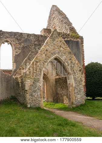 A burnt down and abandoned church in the lovely Essex village of Alresford