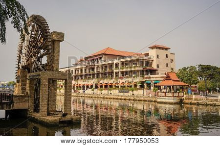 Street In Malacca (melaka), Malaysia