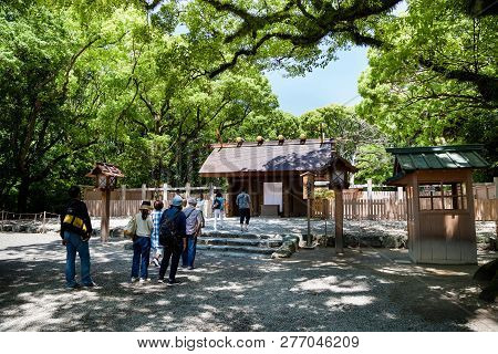 Nagoya, Japan - May 04, 2016: Atsuta-jingu., Atsuta Shrine In Nagoya, Japan., Public Place