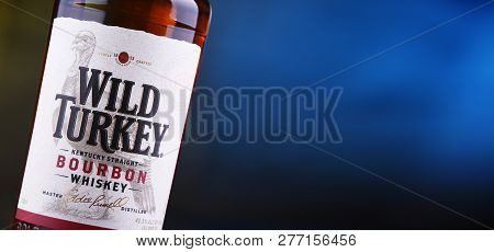 Bottle Of Wild Turkey Kentucky Straight Bourbon Whiskey