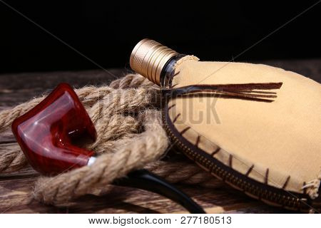 Mens Accessories For Business And Rekreation. A Professional Studio Photograph Of Mens Business Acce