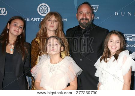 LOS ANGELES - JAN 5:  Michael Muller, family at the Art of Elysium 12th Annual HEAVEN Celebration at a Private Location on January 5, 2019 in Los Angeles, CA