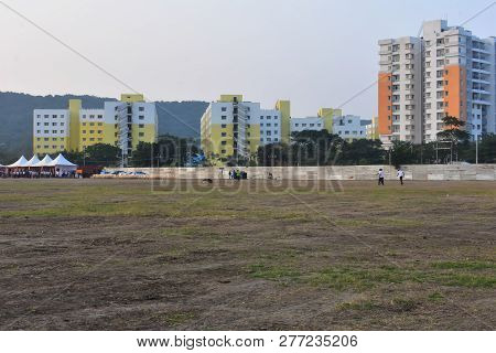Chennai, Tamilnadu - India, January 6, 2019 : Hot Air Ballon Festival