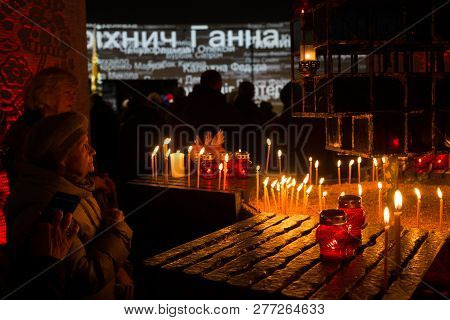 Ceremony Of Honoring The Memory Of Victims Of Famines In Ukraine, Inside The National Museum Memoria