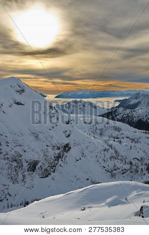 Mountains Of Nassfeld In Austria In Europe