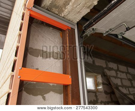 Installation Of The Gate In The Garage Metal .