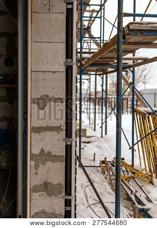 Installation Of The Gate In The Garage Metal .