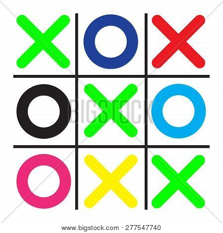 Crosses And Zeros Funny Game Schematic Image