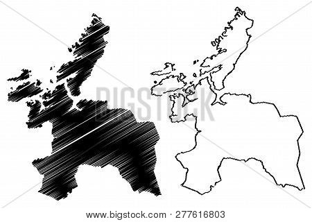 Sor-trondelag (administrative Divisions Of Norway, Kingdom Of Norway) Map Vector Illustration, Scrib
