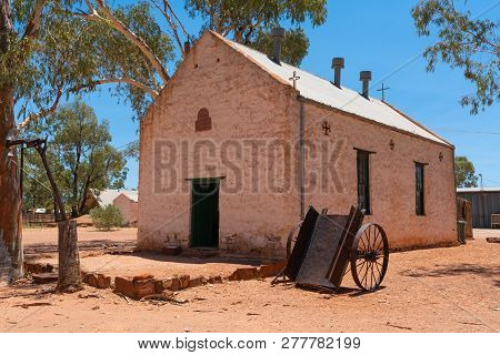 Old Lutheran Church In Hermannsburg Historic Precinct In Western Aranda Northern Territory Central A
