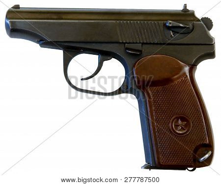 9-mm Self-loading Pistol Makarov Pm Developed By Soviet Designer Nikolai Fedorovich Makarov In 1948,