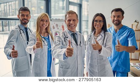 Group Of Doctors In Clinic