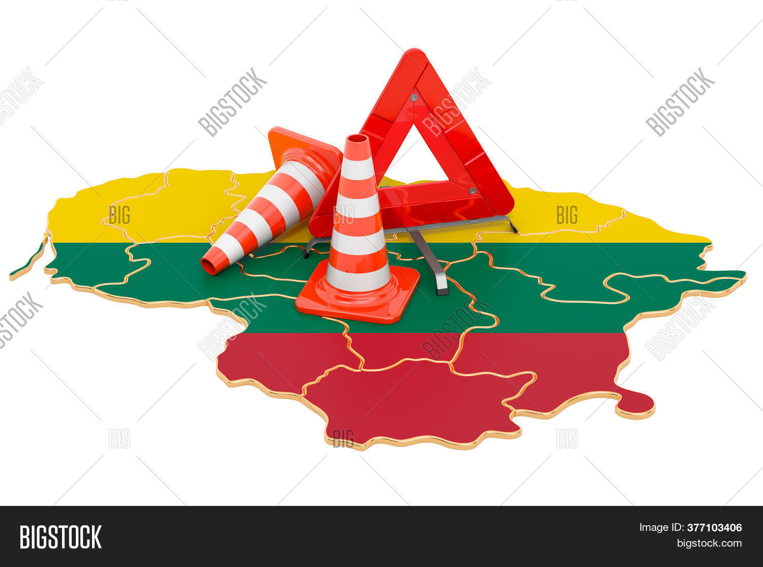 Lithuanian Map Traffic Image & Photo (Free Trial) Bigstock