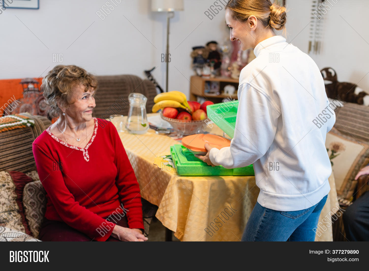 Volunteer Serving Meal Image & Photo (Free Trial) Bigstock