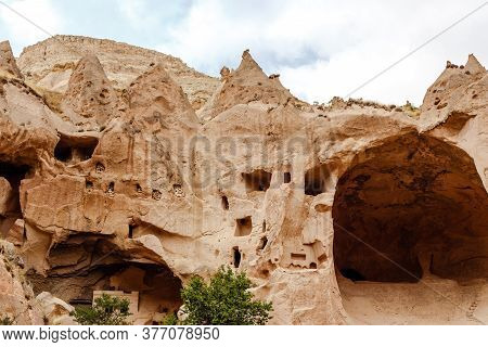 Rock Monastery In Zelve
