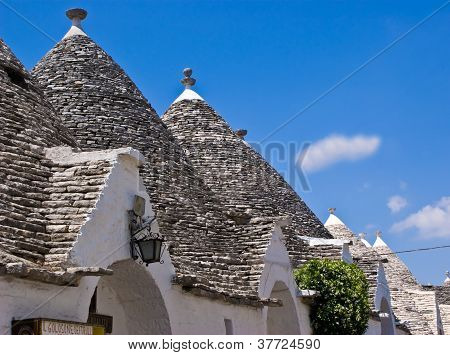 Trullo i Alberobello i Italien