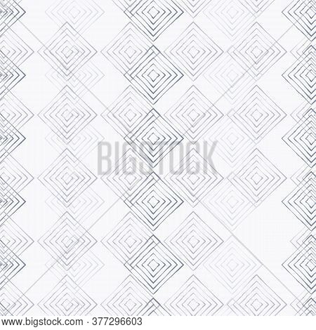 Square Diamond Thin Linear Shape Seamless Vector Pattern Vector Design