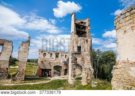 Ruins Of Gothic Fortress And Renaissance Castle Zviretice, Bakov Nad Jizerou, Central Bohemian Regio